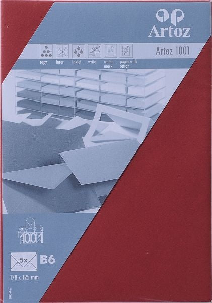 ARTOZ Couverts 1001 B6 107364185 100g, weinrot 5 Stück Idealshop