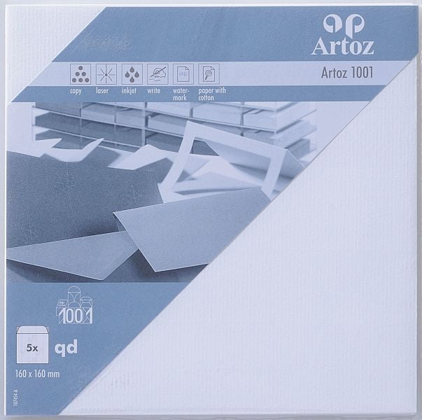 ARTOZ Couverts 1001 160x160mm 107454182 100g, blütenweiss 5 Stück Idealshop