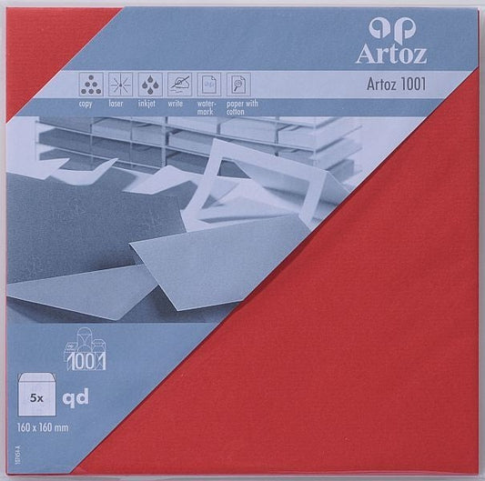 ARTOZ Couverts 1001 160x160mm 107454185 100g, rot 5 Stück Idealshop