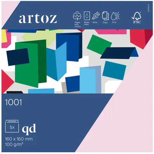 ARTOZ Couverts 1001 160x160mm 10745418-483 100g, kirschblüte 5 Stück Idealshop