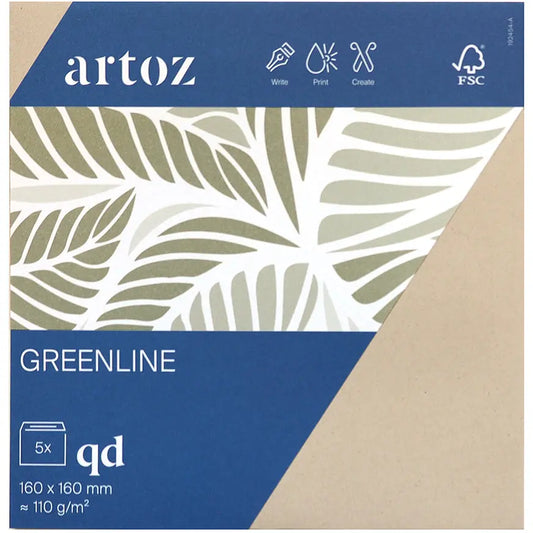 ARTOZ Couverts 1001 160x160mm 19245418-584 118g, desert 5 Stück Idealshop