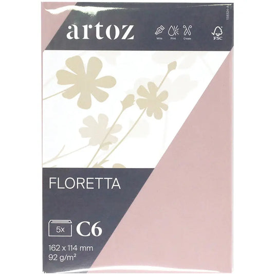 ARTOZ Couverts 1001 C6 15832418-281 92g, light rose 5 Stück Idealshop