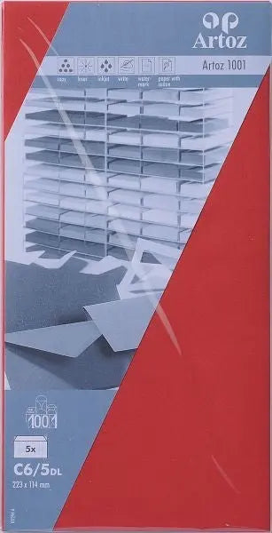 ARTOZ Couverts 1001 C6/5 107294185 100g, rot 5 Stück Idealshop