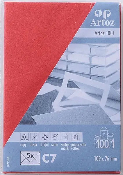 ARTOZ Couverts 1001 C7 107134185 100g, rot 5 Stück Idealshop