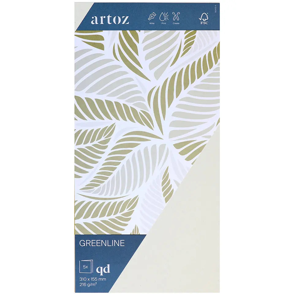 ARTOZ Karten 1001 310x155mm 19245226-242 216g, tortilla 5 Blatt Idealshop