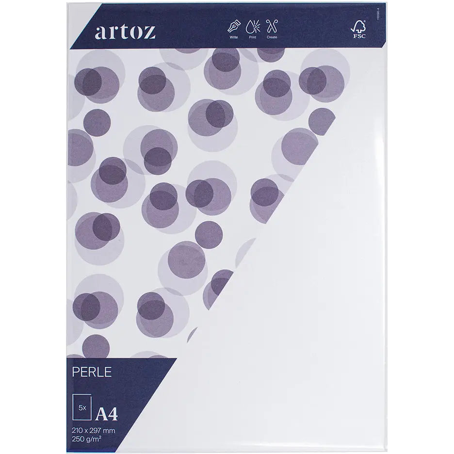 ARTOZ Karten 1001 A4 11869614-211 250g, weiss 5 Blatt Idealshop