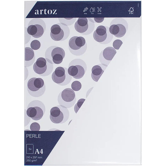 ARTOZ Karten 1001 A4 11869614-211 250g, weiss 5 Blatt Idealshop