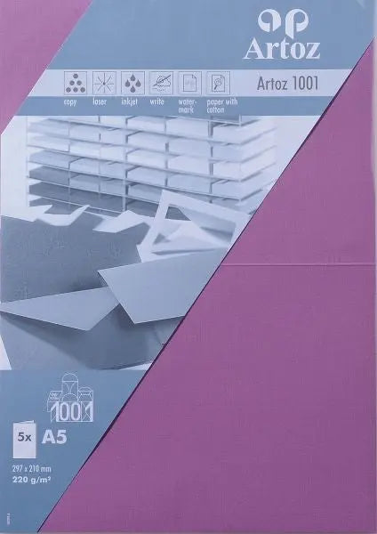 ARTOZ Karten 1001 A5 107392264 220g, holunder 5 Blatt Idealshop