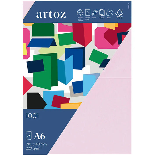 ARTOZ Karten 1001 A6 10732226-483 220g, kirschblüte 5 Blatt Idealshop