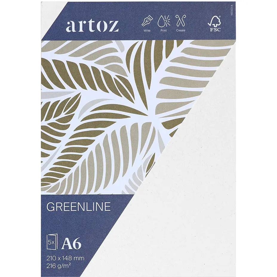 ARTOZ Karten 1001 A6 19232226-211 216g, birch 5 Blatt Idealshop