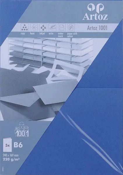 ARTOZ Karten 1001 B6 107362264 220g, royal 5 Blatt Idealshop