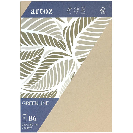 ARTOZ Karten 1001 B6 19236226-584 216g, desert 5 Blatt Idealshop
