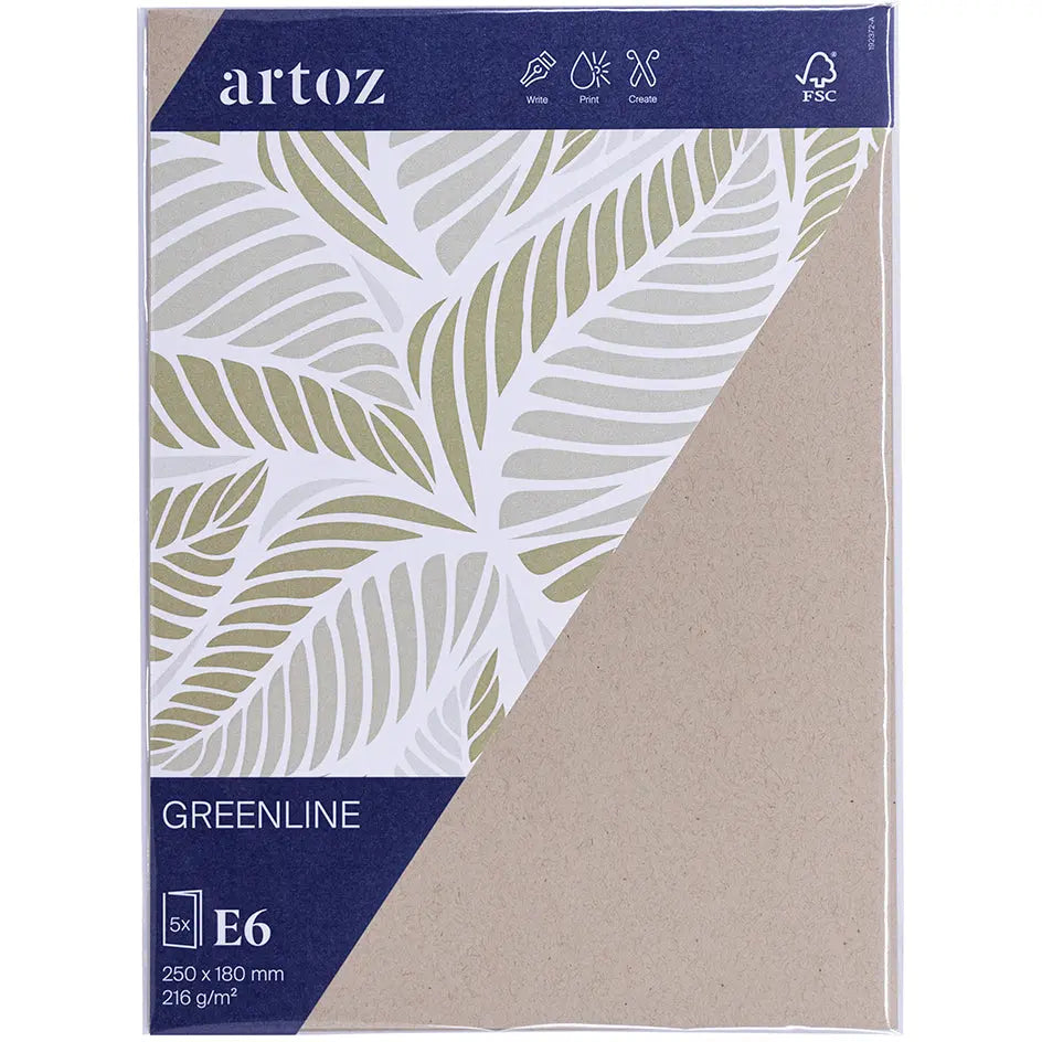 ARTOZ Karten 1001 E6 19237226-584 216g, desert 5 Blatt Idealshop