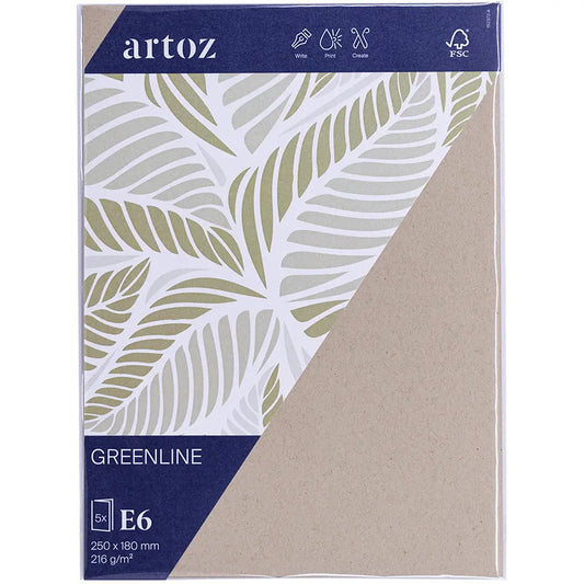 ARTOZ Karten 1001 E6 19237226-584 216g, desert 5 Blatt Idealshop