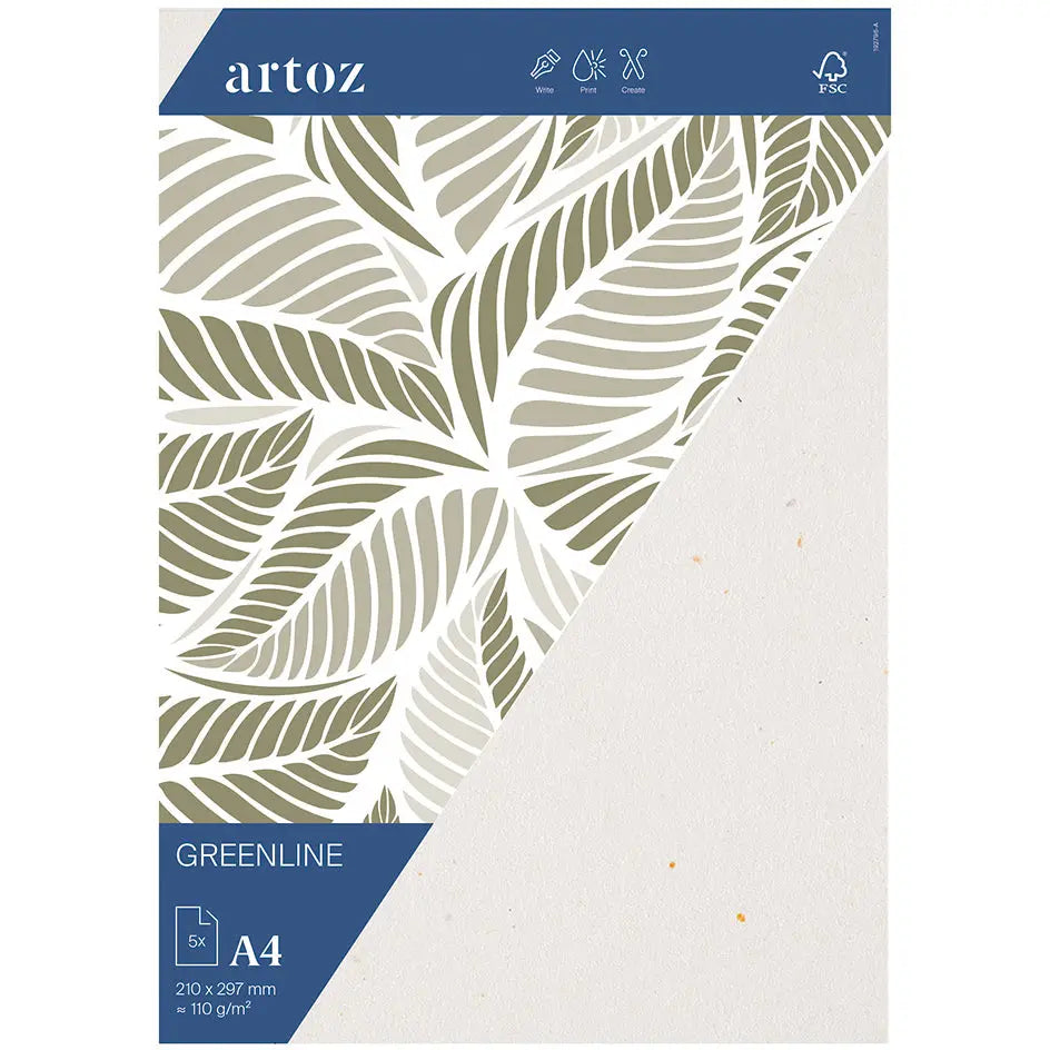 ARTOZ Papier 1001 A4 19279614-242 118, tortilla 5 Blatt Idealshop