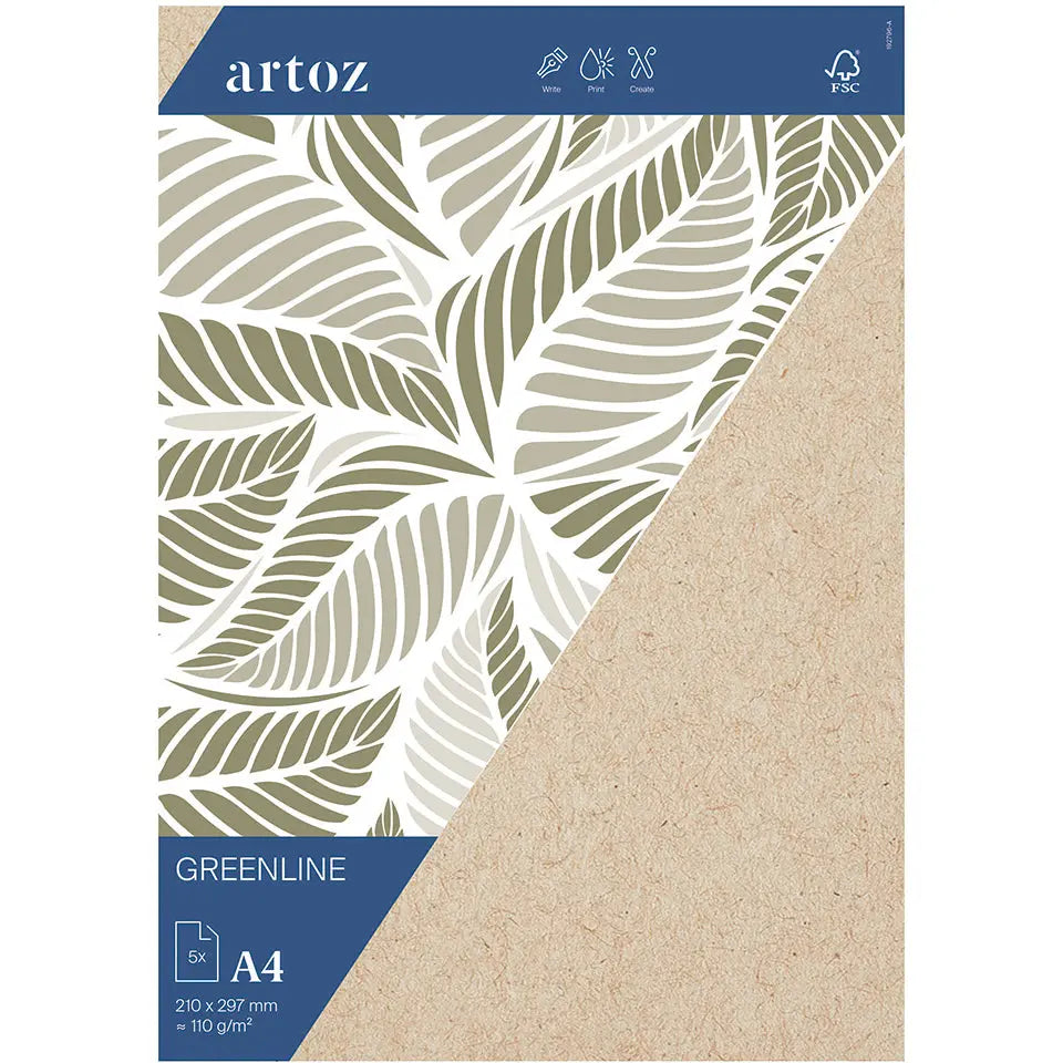 ARTOZ Papier 1001 A4 19279614-584 104g, desert 5 Blatt Idealshop