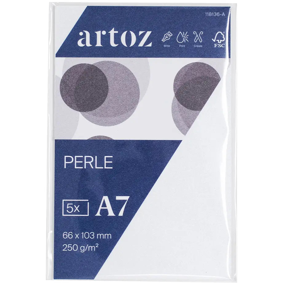 ARTOZ Visitenkarten 1001 A7 11813614-211 250g, weiss 5 Blatt Idealshop