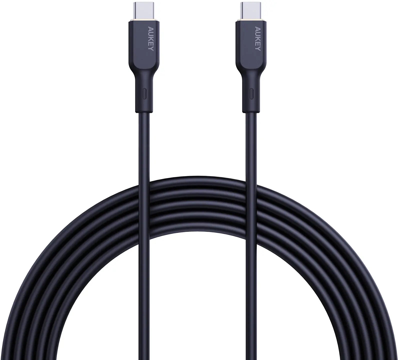 AUKEY Cable USB-C-to-C CB-SCC101 Silicone,1.0m,100W,Black Idealshop