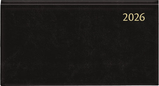 AURORA Agenda Florence Novoplan 2026 1715Z 1W/2S schwarz ML 9x16.5cm Idealshop
