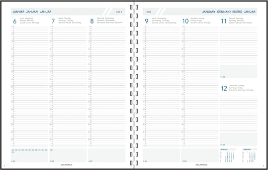 AURORA    Agenda Plan a Week PAW    2025 Idealshop