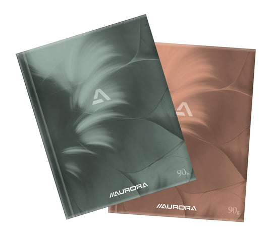 AURORA Geschäftsbuch MANO 21x16,5cm 496M1L liniert, 90g, ass. 96 Blatt Idealshop