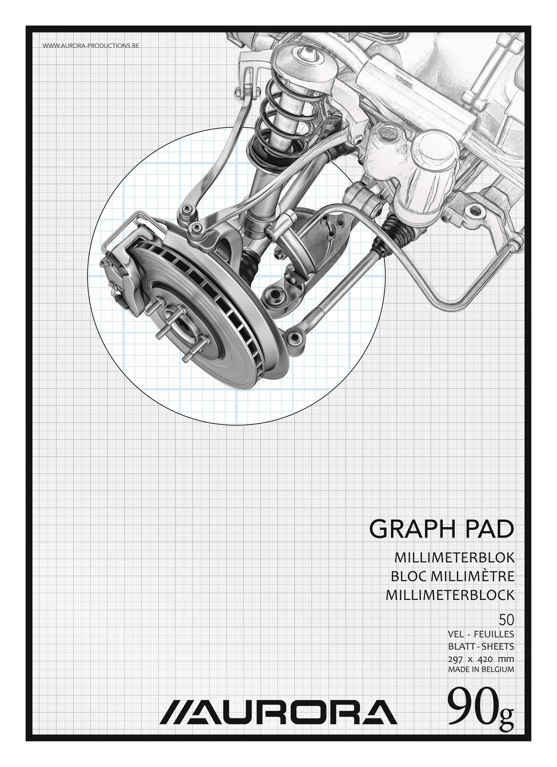 AURORA    Millimeterpapier            A3 Idealshop