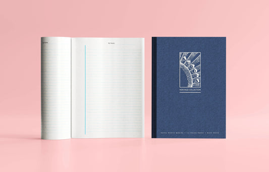 AURORA Notizbuch Heritage 234X165MM 1935N blau, liniert 112 Seiten Idealshop