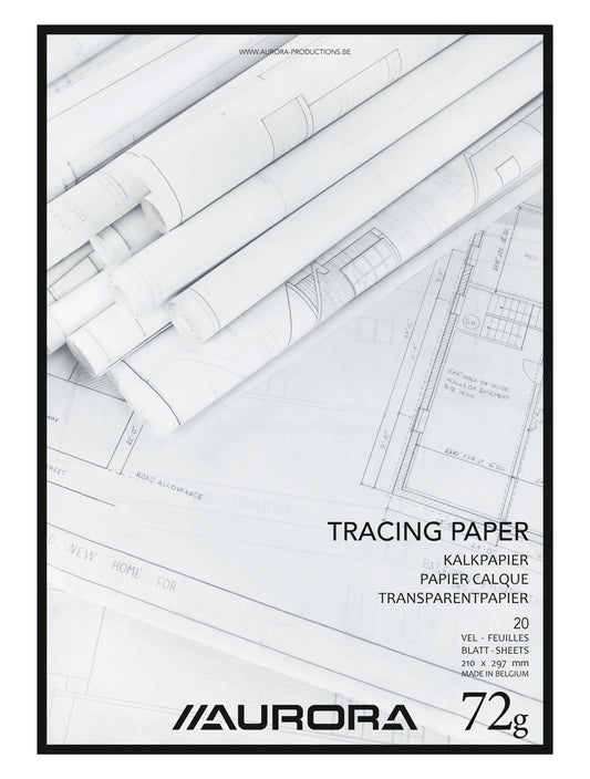 AURORA Transparentpapier A4 CA20 75g 20 Blatt Idealshop