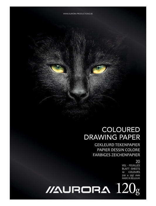 AURORA Zeichenblock A4 BL47 color, 120g 20 Blatt Idealshop