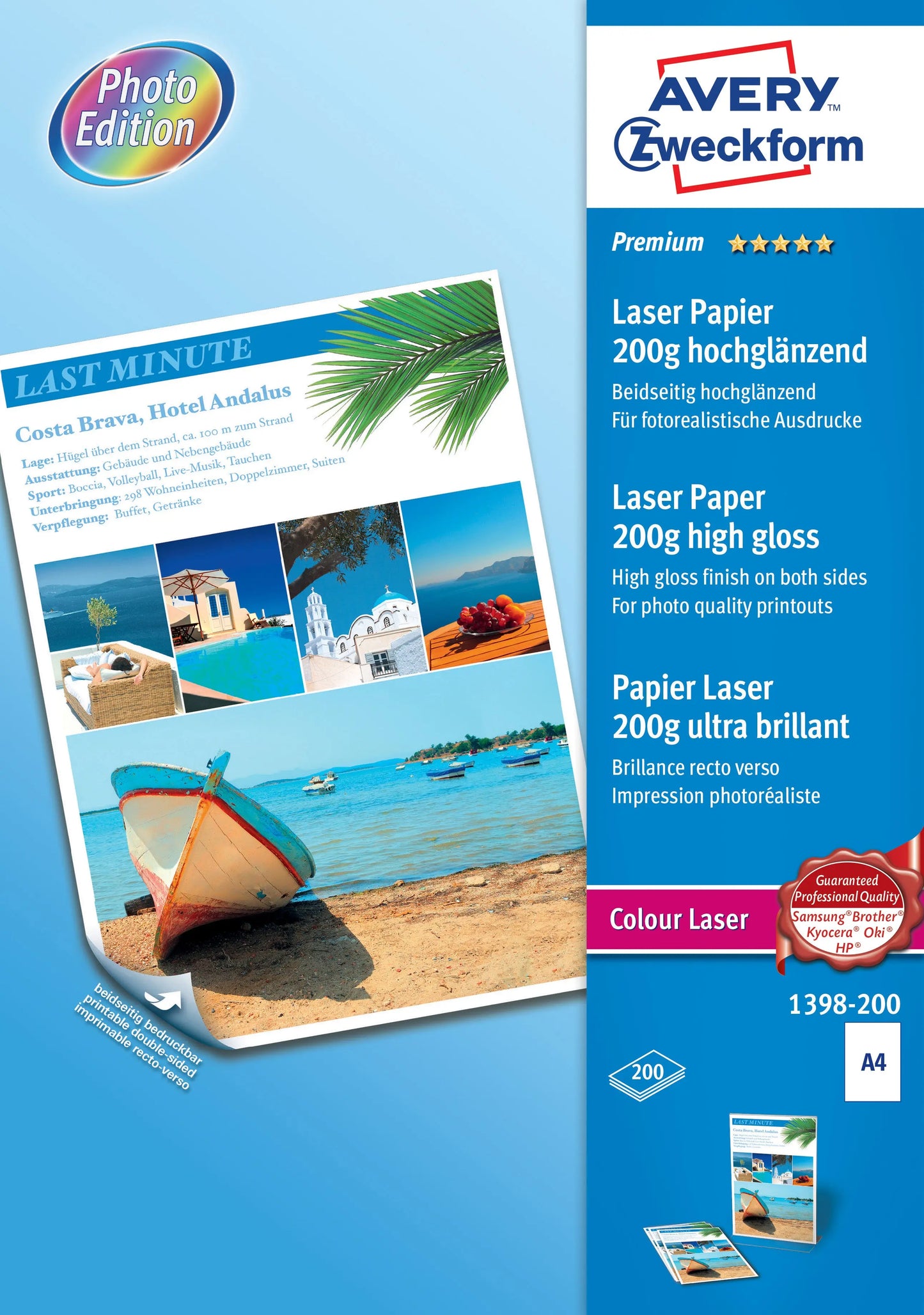 AVERY ZW. Superior Color Laser Paper  A4 Idealshop