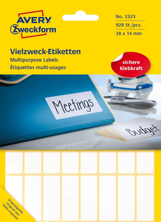 AVERY ZW. Universal-Etiketten    38x14mm Idealshop