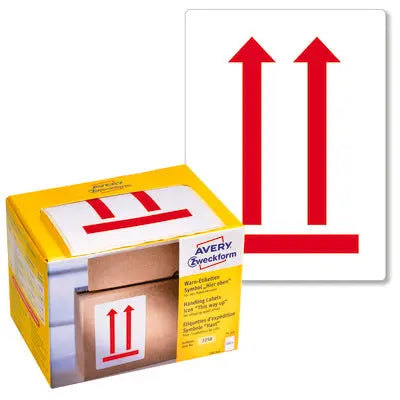 AVERY ZWECKFORM Warnetiketten 74x100mm 7250 weiss 200 Stück Idealshop