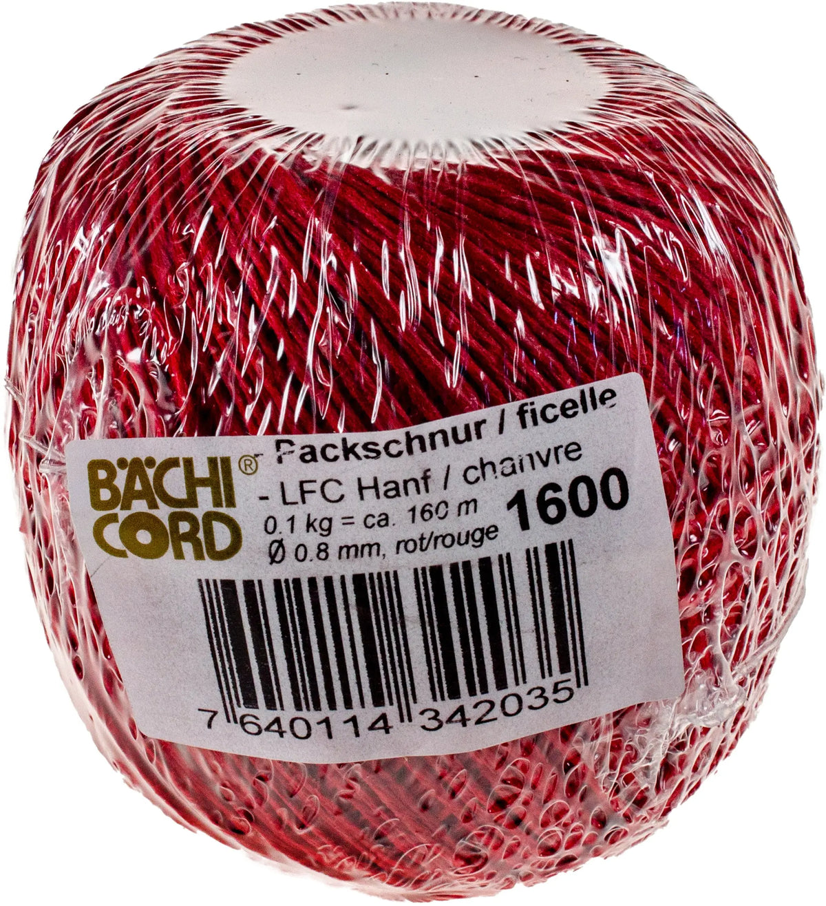 BAECHI Packschnur LFC rot 541016041 160m 0,8mm Idealshop