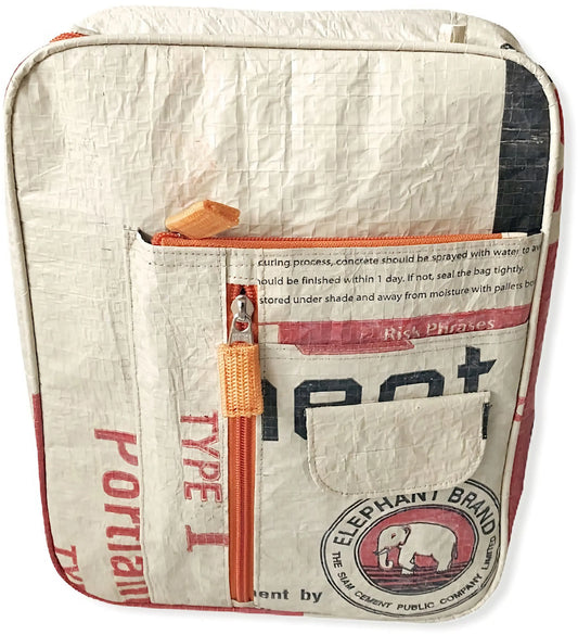 BEADBAGS Umhängetasche Crispy Cement CR1.R rot 22x8x28cm Idealshop