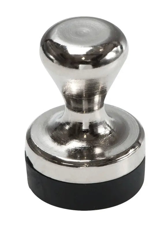 BEREC Griffmagnet Metall 12mm GM14S.56 Gummikappe, vernickelt 2 Stück Idealshop