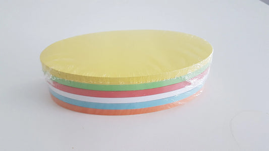 BEREC Karten 6-farbig ass. 520.SK300 Oval 185x105mm 300 Stk. Idealshop