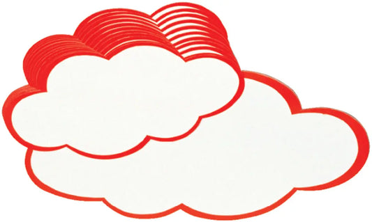 BEREC Karton Wolken 14,5x23cm 550.001 20 Stück Idealshop