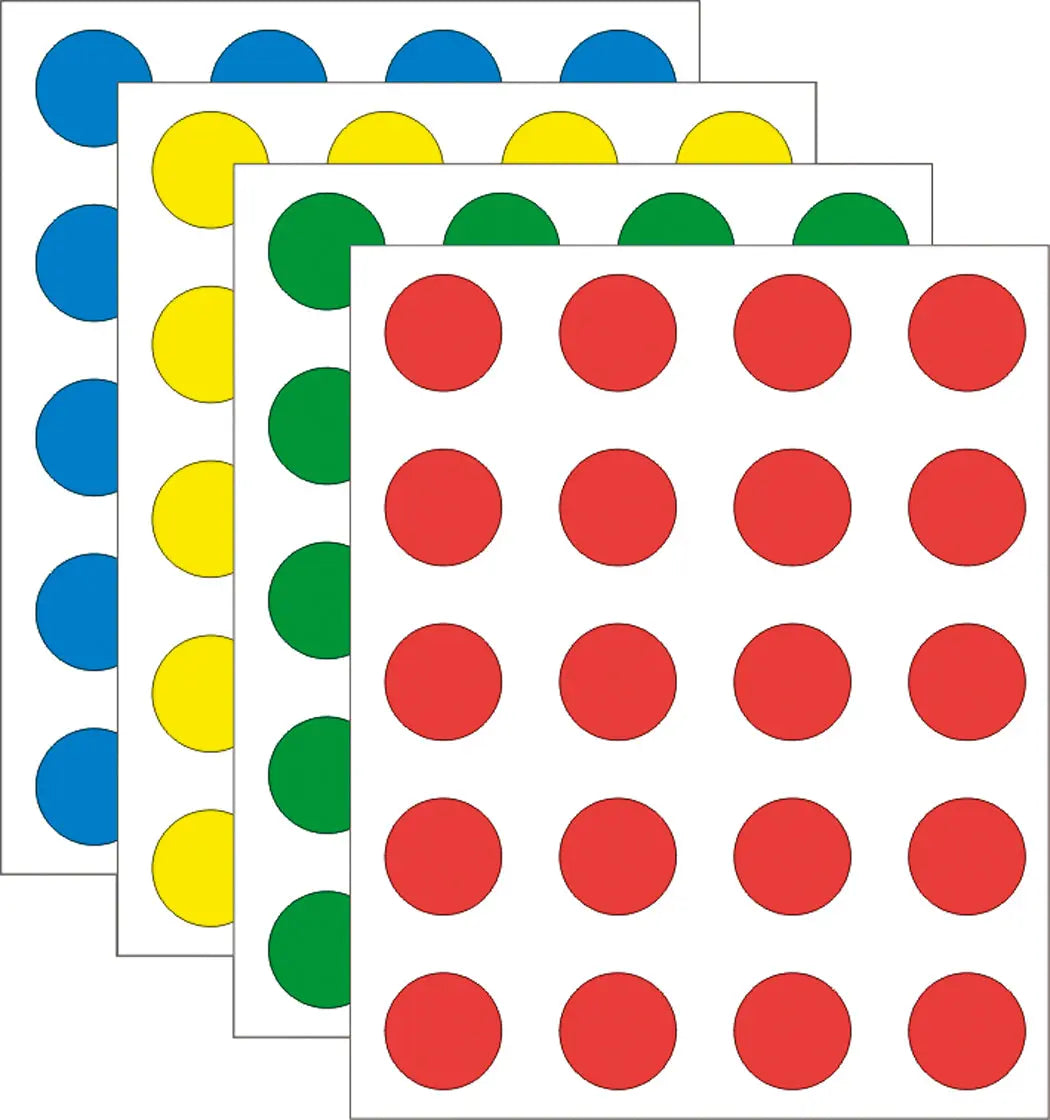 BEREC Klebepunkte 19mm 550.005 4 Farben 1000 Stück Idealshop
