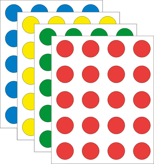 BEREC Klebepunkte 19mm 550.005 4 Farben 1000 Stück Idealshop