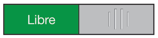 BEREC Türschild 27,4x102mm 314.082 Alu, Libre-Occupé Idealshop