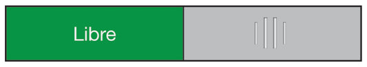 BEREC Türschild 37,4x152mm 314.088 Alu, Libre-Occupé Idealshop