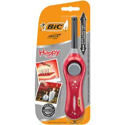 BIC Megalighter HAPPY U140 6cm 935474 rot Idealshop