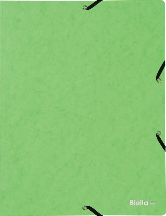 BIELLA Gummibandmappe A4 17840131U hellgrün, 355gm2 200 Bl. Idealshop