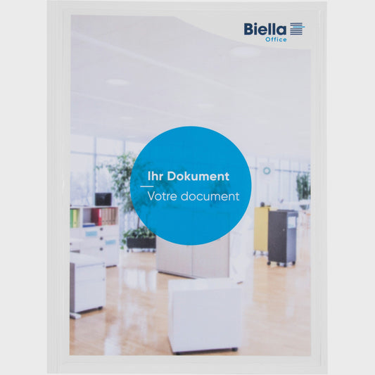 BIELLA Präsentationsmappe Pearl#2 18641101U weiss 245x315mm Idealshop