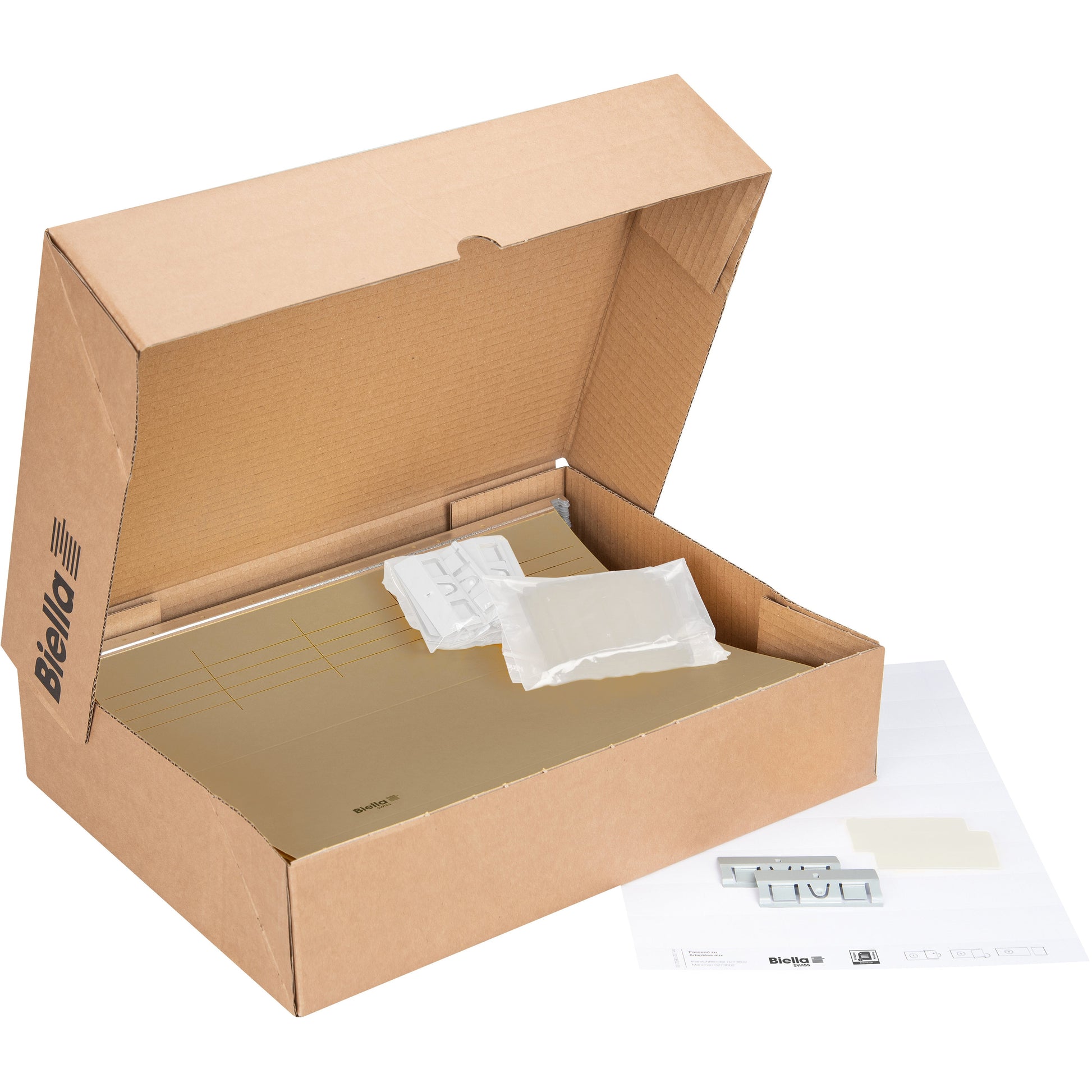 BIELLA Hängemappen-Set A4 27125525U beige 32x25cm 25 Stück Idealshop