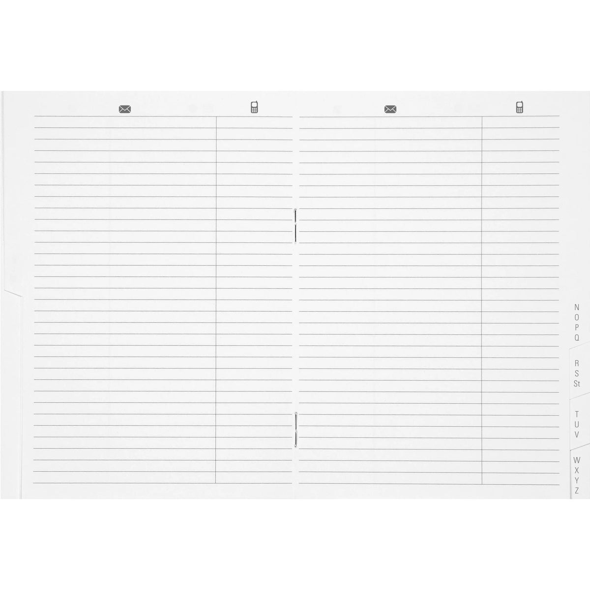BIELLA Adressregister 85530800U 16 Seiten 10x13.9cm Idealshop