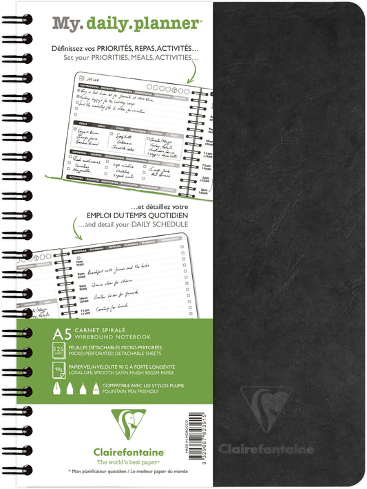 BIELLA Agenda AgeBag undatiert 782391C my Daily 125 Blatt schwarz A5 Idealshop