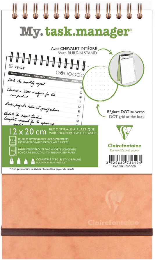 BIELLA Agenda AgeBag undatiert 78619C Task M 125 Blatt tab. 12x20cm Idealshop