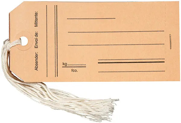 BIELLA Anhänge-Etiketten 120×60mm 56313000U Vordruck, 240g 10 Stück Idealshop