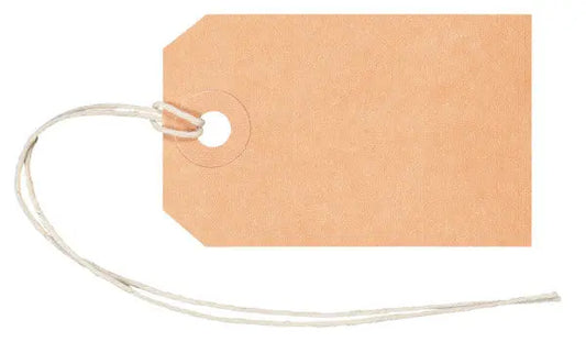 BIELLA Anhänge-Etiketten 35x55mm 56105500U braun 50 Stück Idealshop